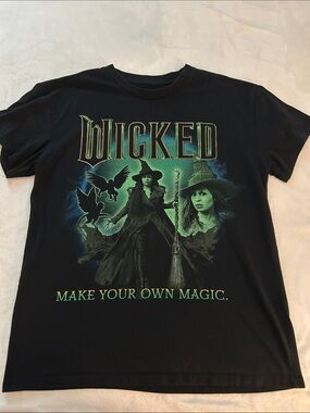 Wicked "Make Your Own Magic" Short Sleeve Tee - Black/Green